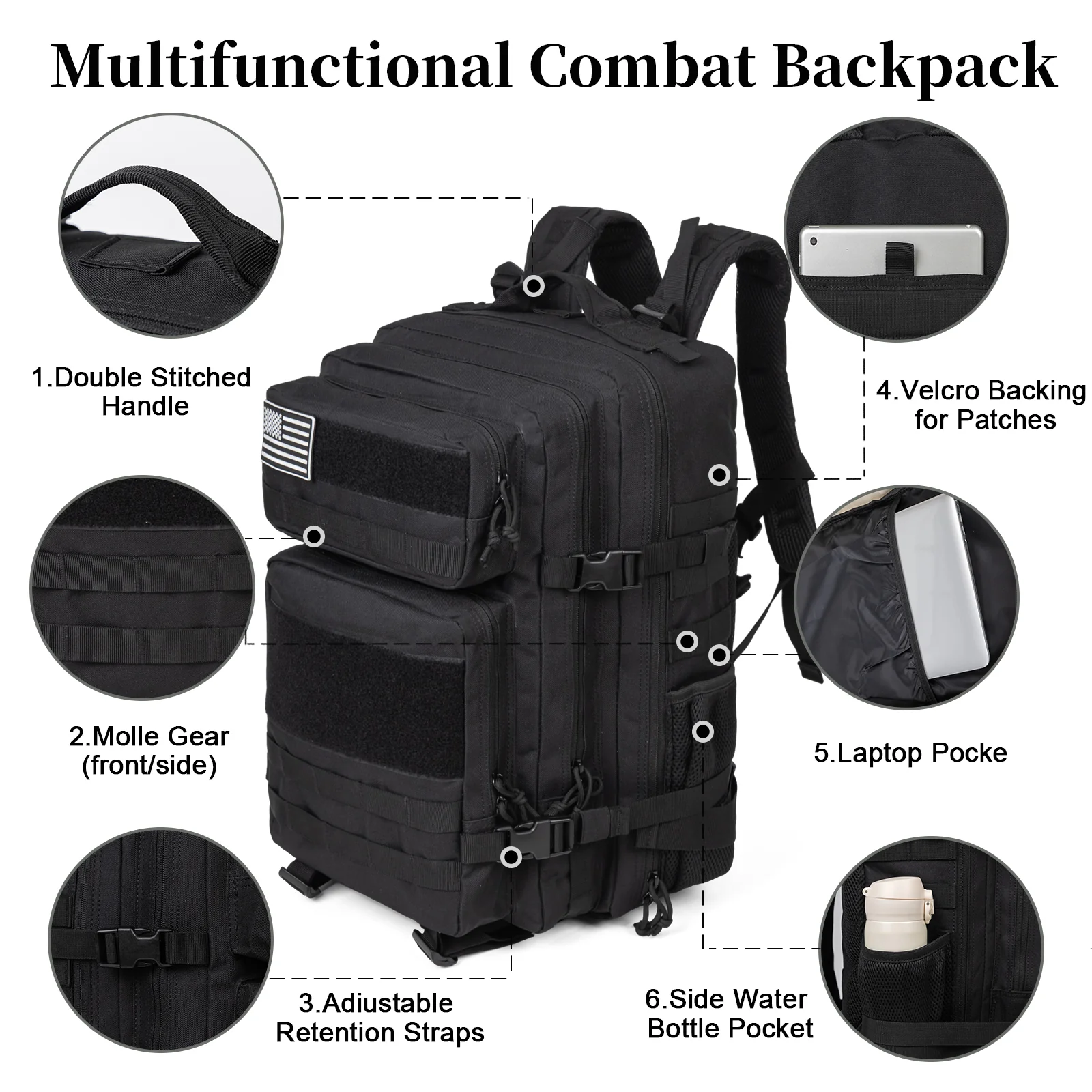 Zaino Tattico Militare da 60L  - Rucksack Military Style recensione e prezzo