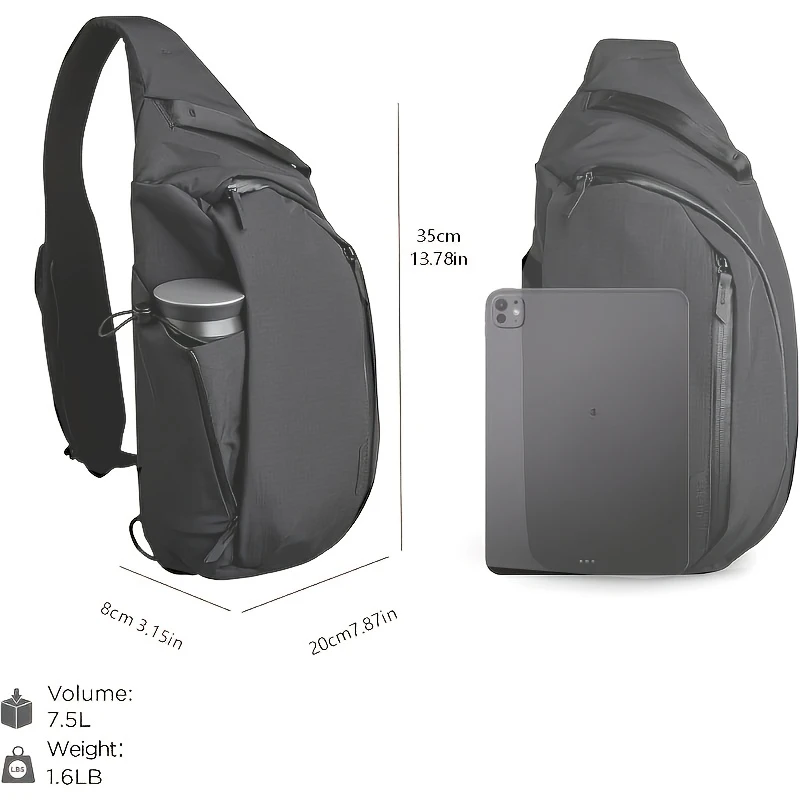 Borsa a tracolla da portare su - Sling Backpack Shoulder recensione e prezzo