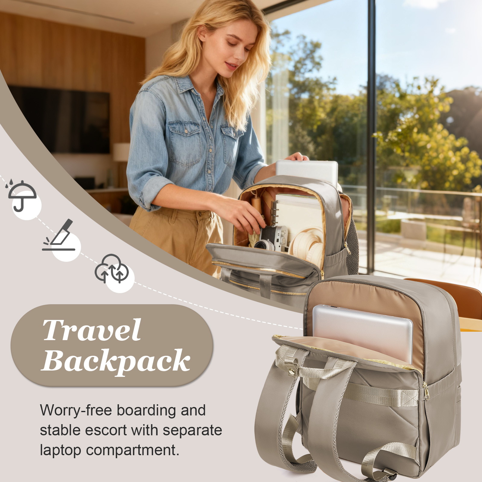 Ryanair 40x30x20 Zaino da viag - Canvas Backpack Casual recensione e prezzo