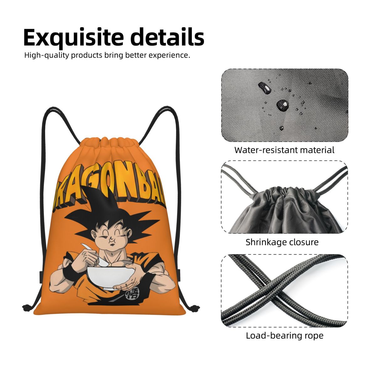 Zaino con coulisse DBZ G-Gokue - Drawstring Gym Bag recensione e prezzo