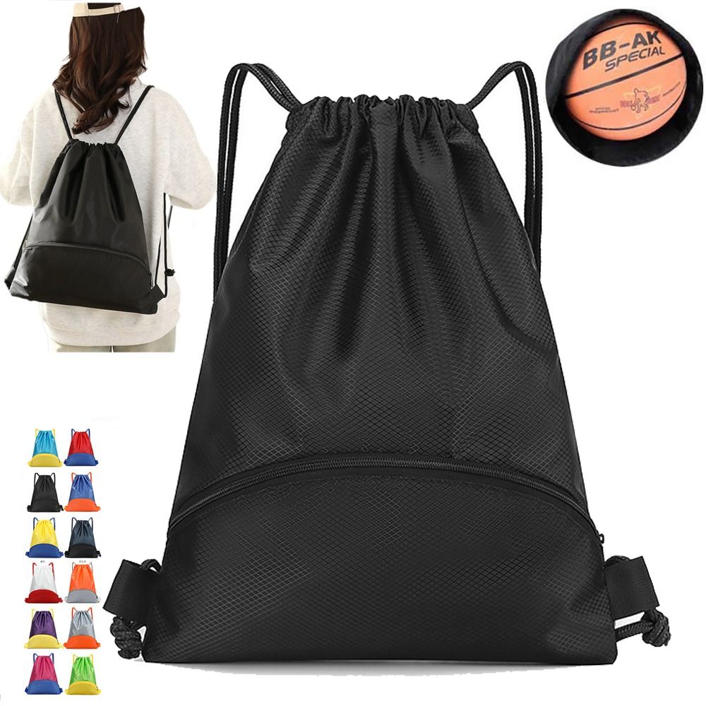 Borsa sportiva pieghevole in t - Drawstring Gym Bag recensione e prezzo
